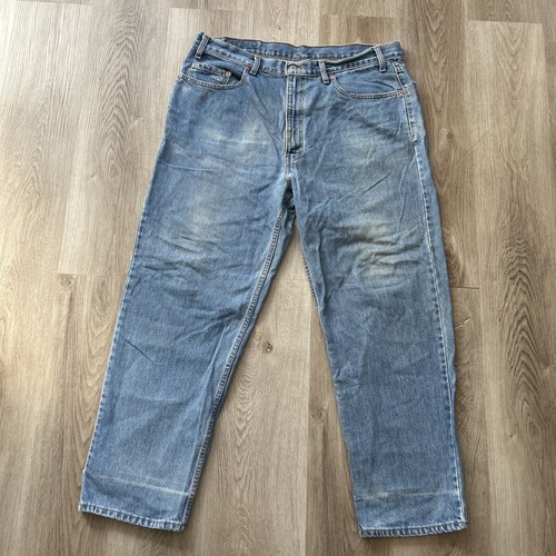 Levis 550 Jeans Mens 40x30 Relaxed Fit Work Wear Denim Pants 100% Cotton 90s VTG - Picture 1 of 12