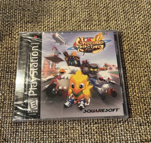 Chocobo Racing (Sony PlayStation 1, 1999) BLACK LABEL NEW FACTORY SEALED