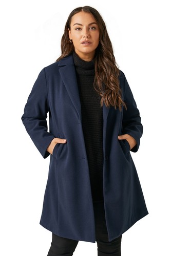 Evans Curve Women's Plus Size City Coat - Picture 8 of 17