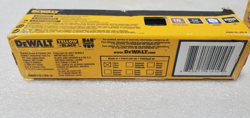 Posten 4 Boxen DeWalt DBN18125-2 18 Stärke Schwerlast Brad Nägel 1-1/4" 2500 Stück - Bild 7 von 9