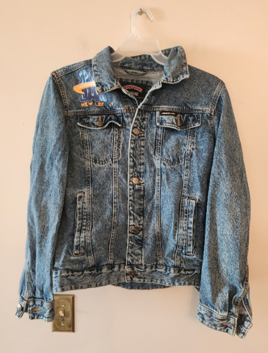 Members Only Space Jam Looney Tunes Legacy Denim Blue Jean Jacket Men medium - Picture 3 of 6