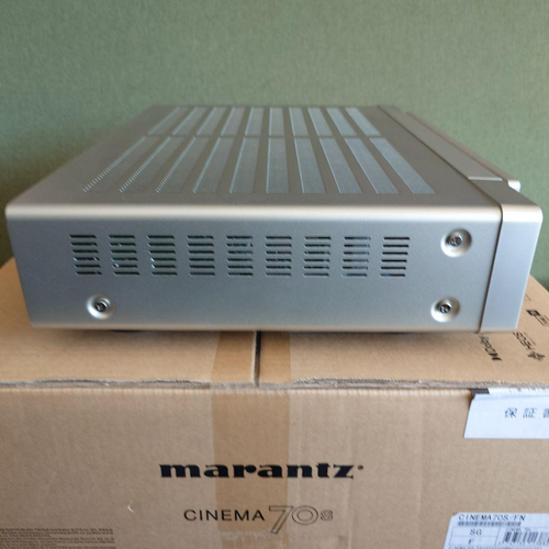 Marantz Cinema 70s Slimline AVReceiver 7.2ch 8KSurround Silver 100V Home Theater - Picture 3 of 9