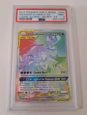 PSA 9 Mint Solgaleo & Lunala GX (Secret) 254/236 Sm-Cosmic Eclipse Holo