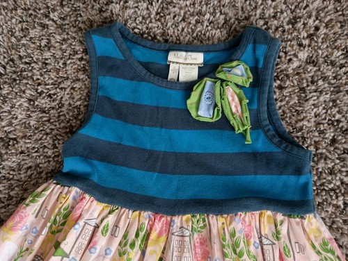 MATILDA JANE It's A Wonderful Parade Little House Tank Dress Size 4 - Picture 4 of 11
