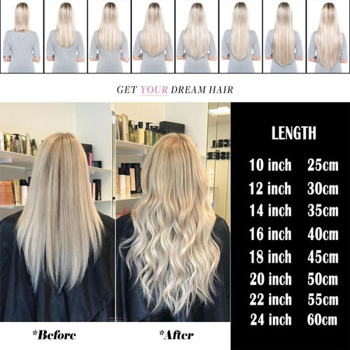 Weft Remy Human Hair Extensions Sew in Weave Hair Balayage Bundles for Women - Picture 18 of 91