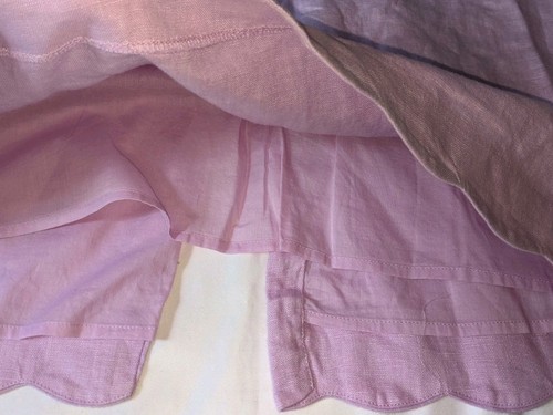 Maxi Falda Forrada Colección Lino Abercrombie & Fitch Talla XLT Lino Lila - Imagen 16 de 24