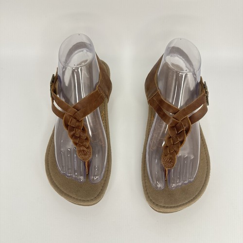 Aetrex-Harper Womens Size 7.5 Braided Sandal Leather  Slingback Thong - Bild 14 von 18