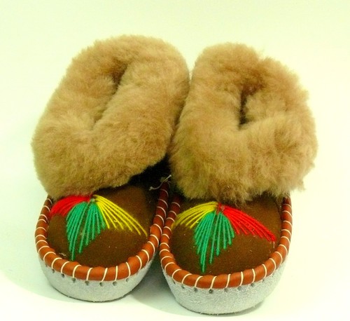 LADIES SLIPPERS GENUINE SHEEPSKIN LEATHER  HANDMADE HAND EMBROIDERED ALL SIZES - Picture 70 of 78