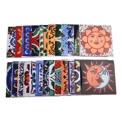 24 Stück Fliesen-Wandaufkleber marokkanischer Stil Küche Bad selbstklebend Mosaik - Bild 7 von 24