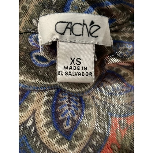 Cache Orange Women's Graphic Blouse XS - Picture 3 of 4