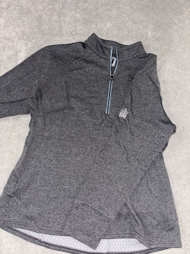 womens footjoy half zip large back pocket gray logo on sleeve - Picture 1 of 8