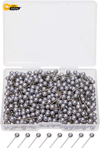 Tupalizy 1/8 Inch Small Round Ball Head Decorative Push Pins Map Thumb Tacks ... - Picture 9 of 26