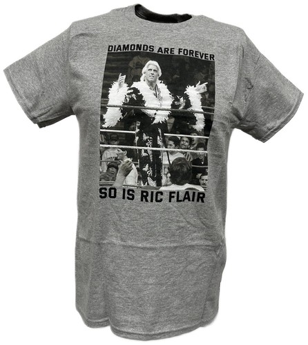 Ric Flair Diamonds Are Forever WWE Herren T-Shirt grau - Bild 1 von 4