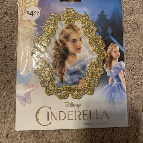 Parche de hierro Disney Cenicienta nuevo - Imagen 1 de 2