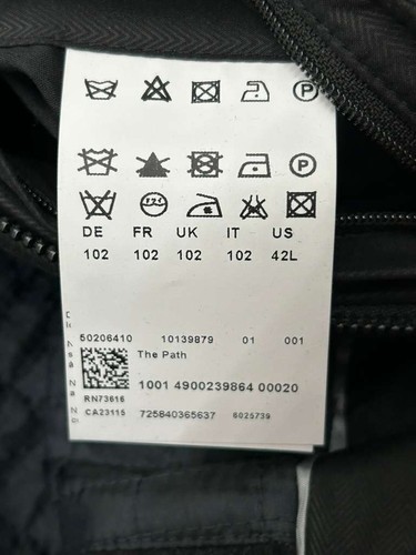 $895 NWT Hugo Boss Gore-Tex Men's 42L Parka Jacket Black Wool Inside Full Zip - Picture 7 of 24