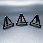 Mini Foldable Easels (3 Pack), Customizable Trading Card and Coin Holder Display