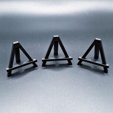 Mini Foldable Easels 3 Pack , Customizable Trading Card and Coin Holder Display