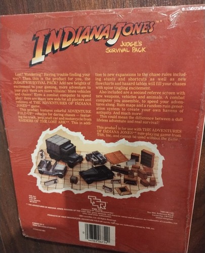 Indiana Jones (IJAC1) Judge's Survival Pack 6754 NEW 1985 - Picture 2 of 2