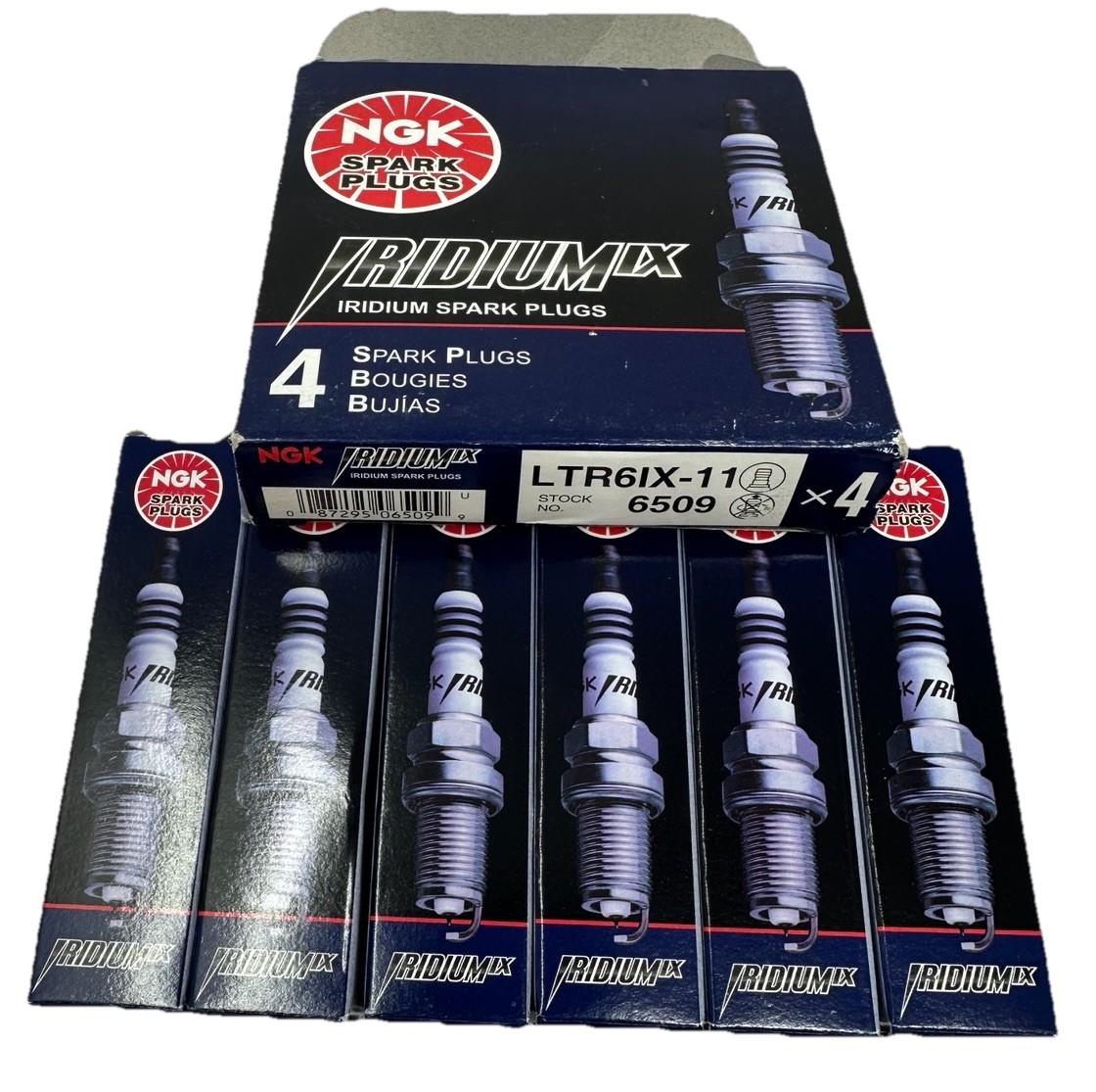 6 Genuine OEM Iridium IX Spark Plugs NGK #6509 LTR6IX-11 For 2011-15 Ford 5.0L