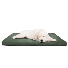 Small Dog Bed Orthopedic Pet Bed Crate Pet Sofa with Removable Cover, Green