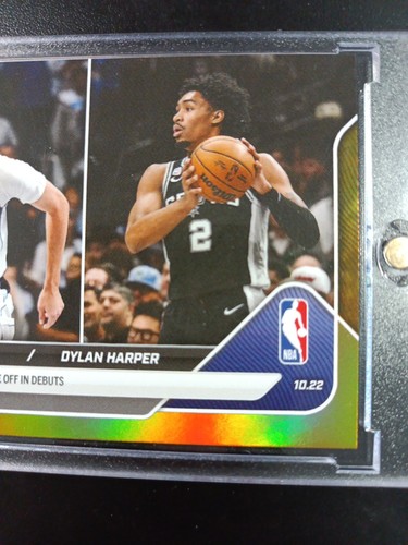 ERROR # /50 Gold Foil Rookie Cooper Flagg Dylan Harper NBA Draft Pick Topps Now - Picture 3 of 24