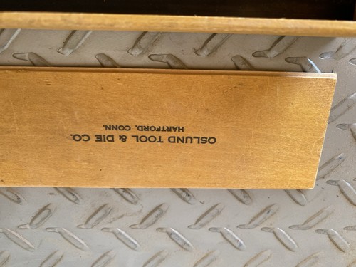 VINTAGE RARE ROSLUND TOOL & DIE C0. UNIVERSAL TEST INDICATOR W/Original Wood Box - Picture 6 of 13