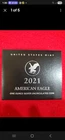2021 AMERICAN EAGLE TYPE  2  SILVER UNCIRCULATED COIN W/BOX & COA FREE SHIPPING!