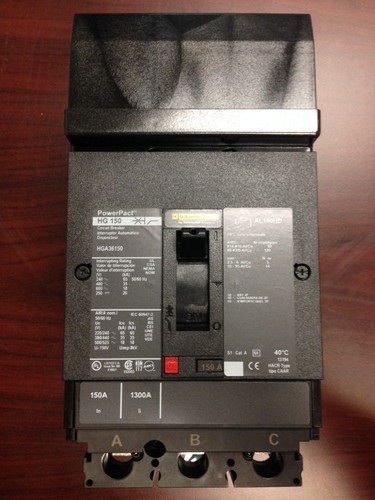 HGA36150 3Pole 150Amp 480/600Volt I-Line Square D HGA Circuit Breaker BRAND NEW - Picture 2 of 9