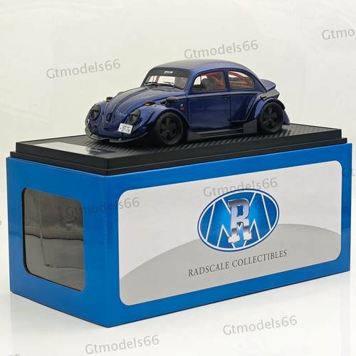 1/18 Volkswagen VW Beetle RWB Robert Design Blue Resin Model Car Limited Edition - Picture 4 of 9