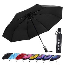 Travel Umbrella Windproof Factory outlet Compact Automatic Umbrellas for black