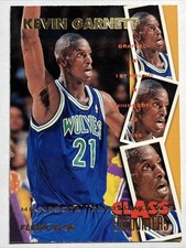 Minnesota Timberwolves Kevin Garnett - 1995-96 Fleer Class Encounters #24