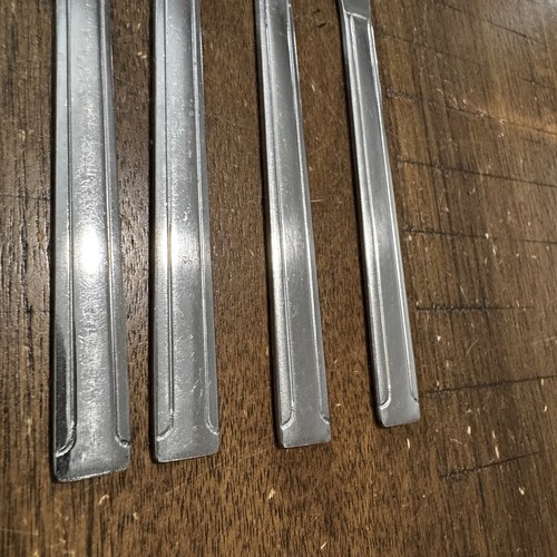 4 Vintage Royal Chicago Edelstahl Messer Made in Japan in sehr gutem Zustand - Bild 3 von 5