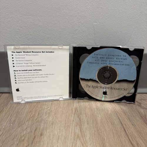 The Apple Student Resource Set CD 1994 - EXTREMELY RARE! - Picture 2 of 6