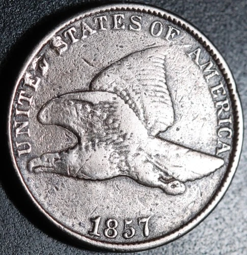 1857 FLYING EAGLE CENT - VF VERY FINE