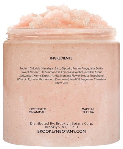 Brooklyn Botany Himalaya Salz Peeling Peeling & Feuchtigkeitsspendend 10oz (283g) - Bild 4 von 6