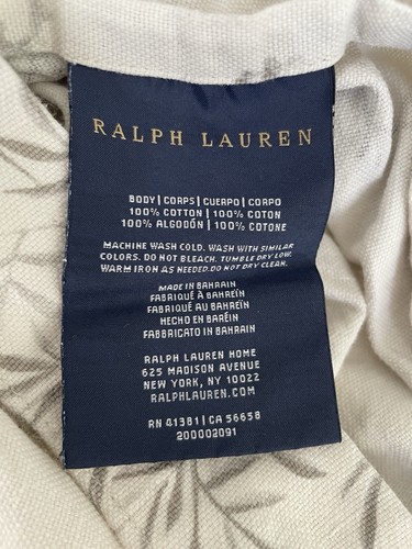 Ralph Lauren Hoxton Bettdecke Baumwolle schöne Qualität Blumenmuster Größe Queen - Bild 4 von 4