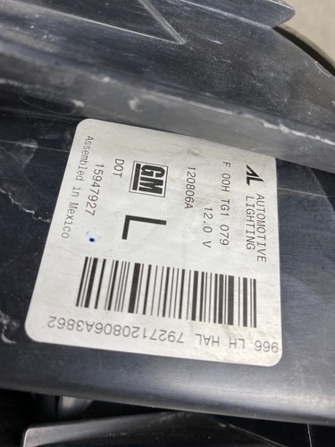 2007-2010 Saturn Outlook Headlight Assembly Halogen left side genuine Oem 915 - Picture 14 of 14
