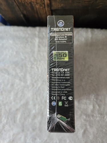 TRENDnet TEW-703PIL 150 Mbps Low Profile Wireless N PCI Adapter - Afbeelding 4 van 4