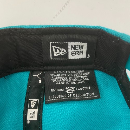 New Era 9Fifty Charlotte Hornets Snapback Sea Green Classic Wool - Picture 8 of 8