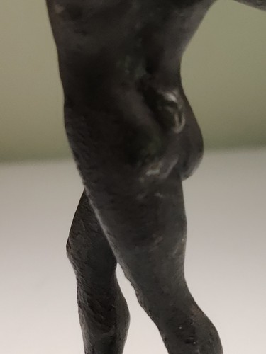 Figurine en Bronze Faune dansant -Pompéi  reproduction Sculpture Italienne 15 cm - Imagen 7 de 20