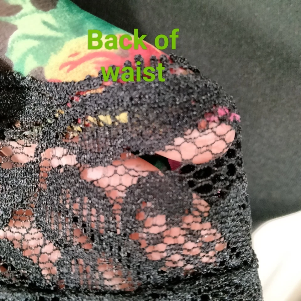 Blusa Babydoll Floral Transparente M Caprichosa Romántica Gótica Y2K Años 90 Hadas Coqueta Foto 4 de 4