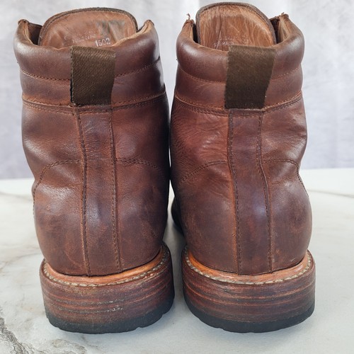 Wilcox Classic Shiloh Lace Up Boots Men's Size 10 Rust Brown - Picture 8 of 19