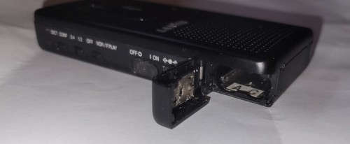 defective LANIER P-165 HANDHELD MICROCASSETTE VOICE RECORDER As-is NO Record - Picture 6 of 6