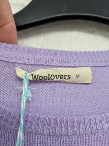 Woolovers Lilac Merino Cashmere Blend Crew Neck Jumper. Size M.BNWT.PAC2003333 - Picture 7 of 9