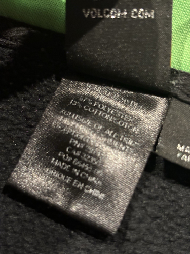Sudadera con Capucha Y2K Volcom Cremallera Estampado Completo Abraza el Cambio Talla Mediana De Colección - Imagen 10 de 20