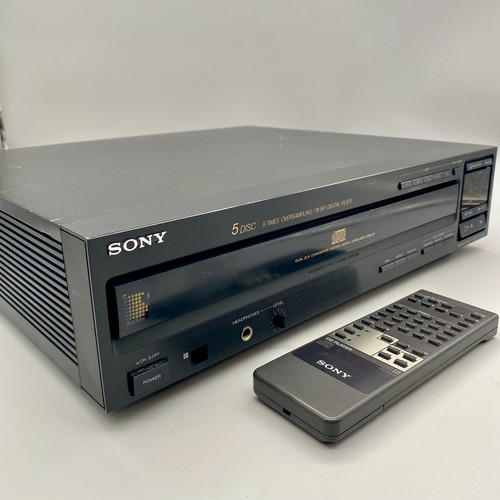 Sony CDP-C505 5 Disc CD Wechsler Player HiFi Stereo Vintage Audio mit Fernbedienung MIJ - Bild 2 von 12