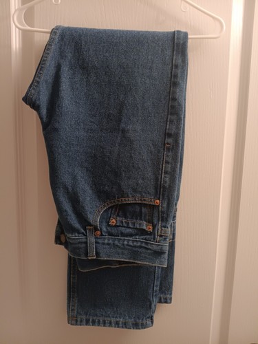 Levi's 505 Regular Fit Herren Jeans Blau Denim Größe W34 L32 - Bild 9 von 9