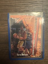 1997-98 TOPPS FINEST #262 SHOWSTOPPERS KOBE BRYANT CARD WITH COATING