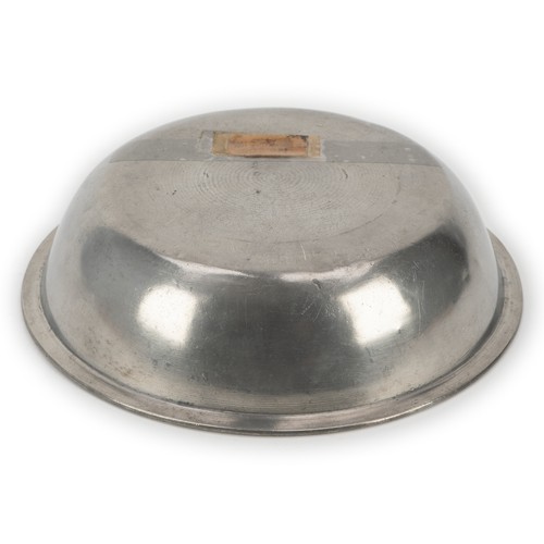 Thomas Melville of Newport RI, 8" x 2" Pewter Basin or Bowl, Antique c1800, 004 - Picture 8 of 11