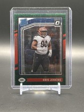 2024 Donruss Optic #265 Kris Jenkins Green Velocity